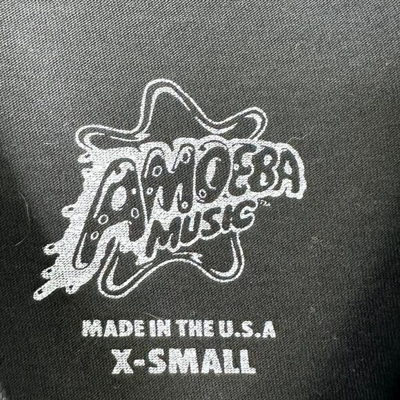 Amoeba Music Limited Edition Gold on Black Logo Graphic Fitted T-Shirt Size XS - Picture 5 of 11